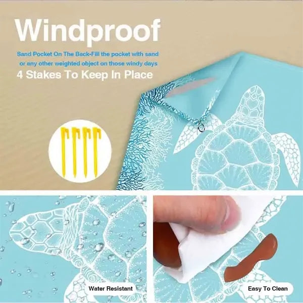 Large Sandproof Beach Blanket (79in*79in)