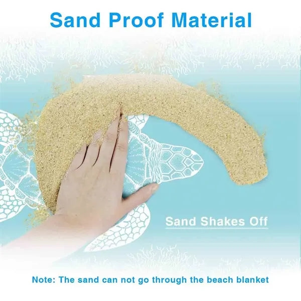 Large Sandproof Beach Blanket (79in*79in)