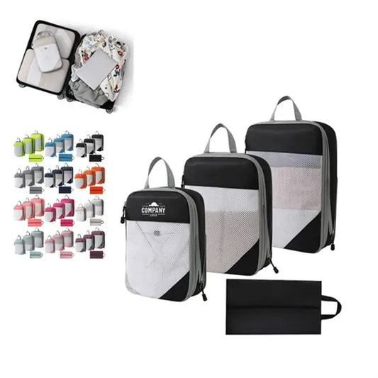 4 Piece Luggage Compression Organizer