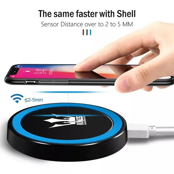 10W Qi-Certified Fast Wireless Charging Pad