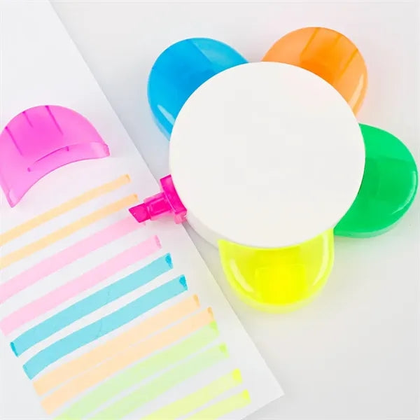 Flower Shape Watercolor Highlighter Pens