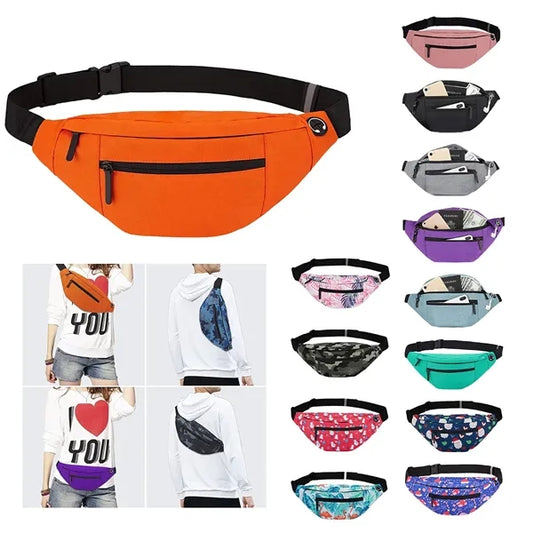 Sleek Waist Bag , Stylish, Perfect for Travel & Hiking.