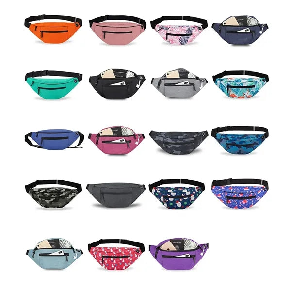 Sleek Waist Bag , Stylish, Perfect for Travel & Hiking.