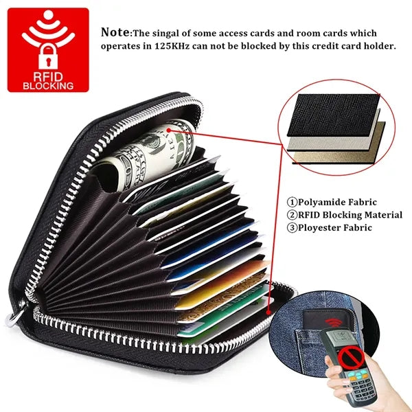 Portable Credit Card Wallet,Secure and Minimalist Design