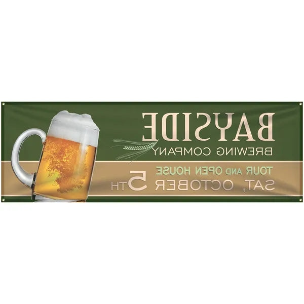 2' x 6' Custom Knitted Polyester Banner