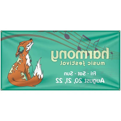 3' x 6' Custom Knitted Polyester Banner