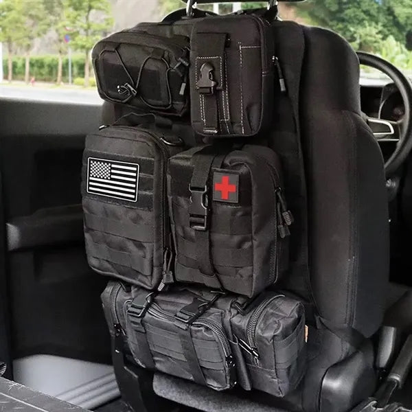Car Back Seat Organizer 6Pcs Set