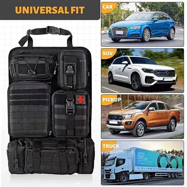 Car Back Seat Organizer 6Pcs Set