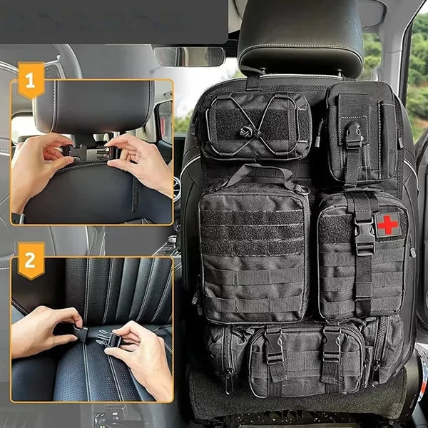 Car Back Seat Organizer 6Pcs Set