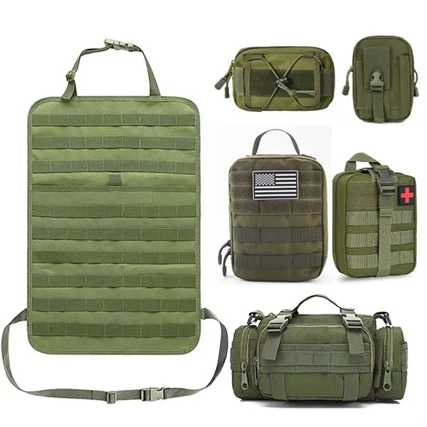 Car Back Seat Organizer 6Pcs Set