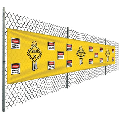 3' x 15' Custom Knitted Polyester Banner