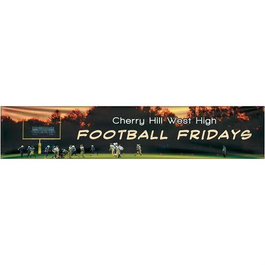 3' x 15' Custom Knitted Polyester Banner