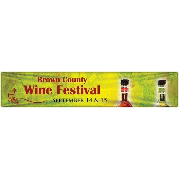 4' x 20' Custom Knitted Polyester Banner