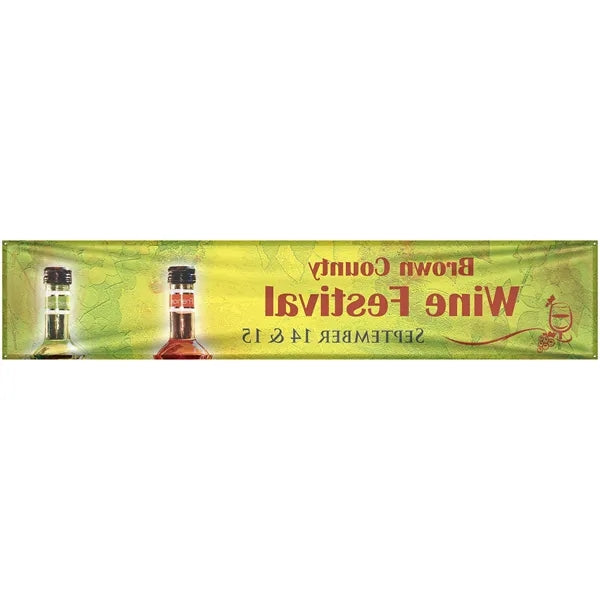 4' x 20' Custom Knitted Polyester Banner