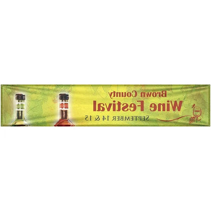 4' x 20' Custom Knitted Polyester Banner