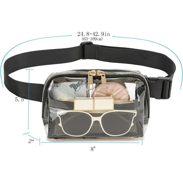 Stadium Approved Waist Pack/Clear Fanny Pack