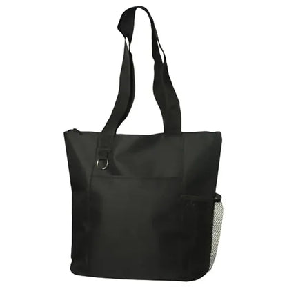 Fun Zippered Business Tote Bag with Pockets