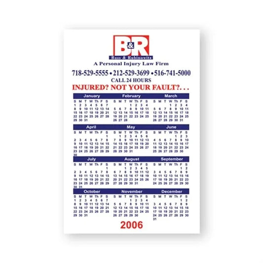4" x 6" Calendar Magnet - 20mil