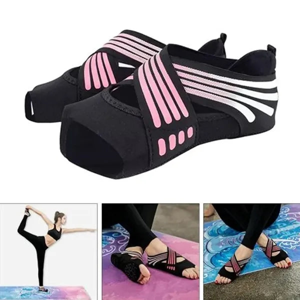 Toeless Non-slip Yoga Shoes Fitness Socks for Dance Workout