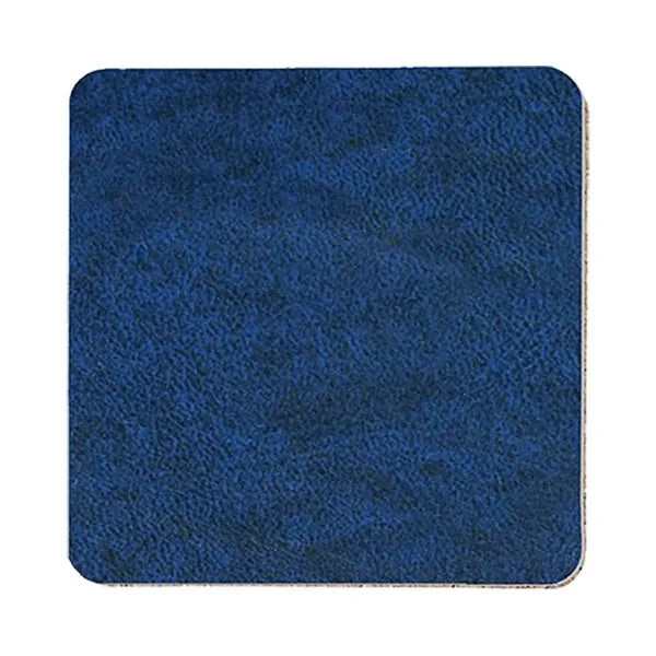 4" Square Leatherette Coaster