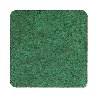 4" Square Leatherette Coaster