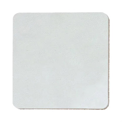4" Square Leatherette Coaster