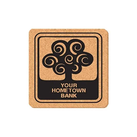 5" Square Cork Coasters
