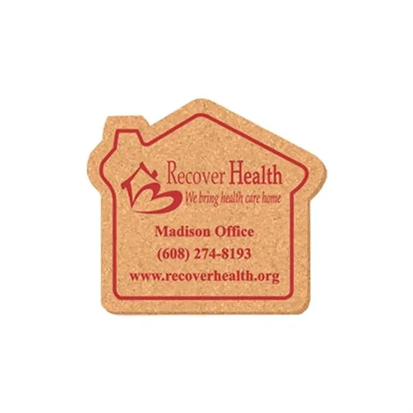 4.5" X 5" House Shape Cork Coasters