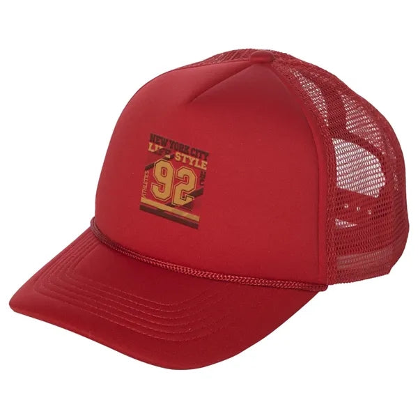 Cardinal 5 Panel Trucker Caps