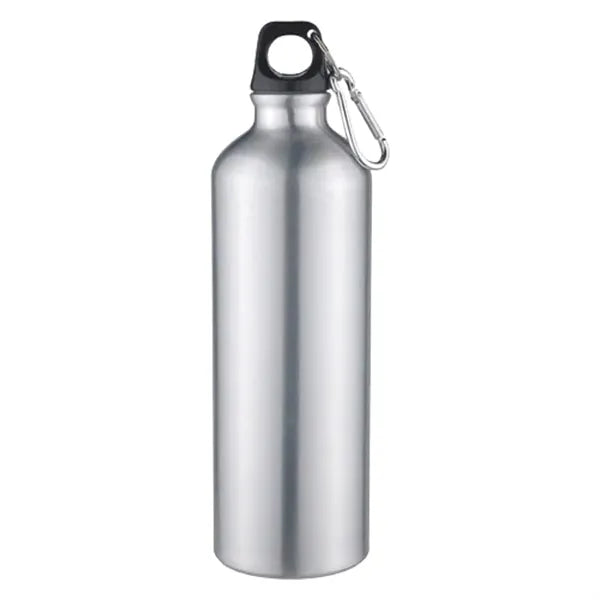 25 Oz Aluminum Sports Bottle With Twist Off Lid & Carabiner
