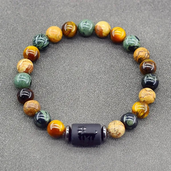 12 Constellation Zodiac Signs Beads Bracelet