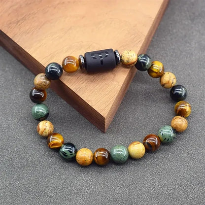 12 Constellation Zodiac Signs Beads Bracelet