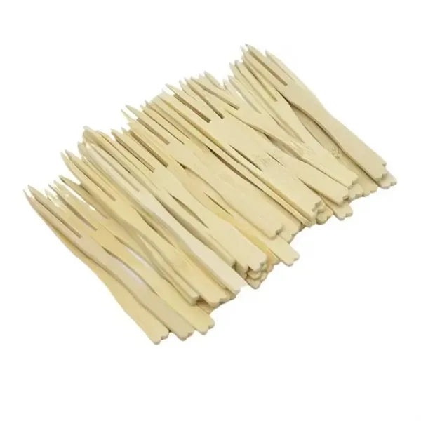 Disposable Bamboo Fruit Fork Sticks