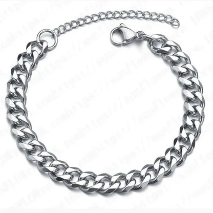 Stainless Steel Plating Silver Fashion Jewelry Bracelet