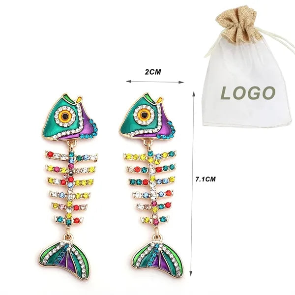 Fish Bone Earrings