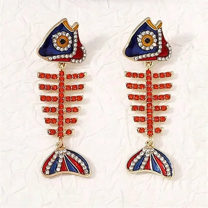 Fish Bone Earrings