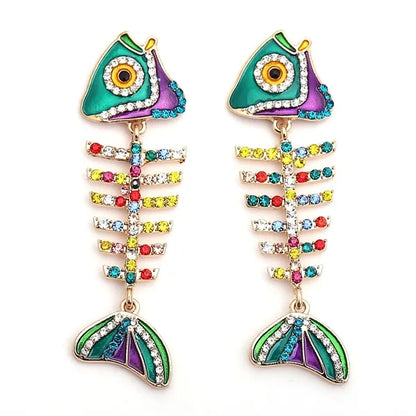 Fish Bone Earrings