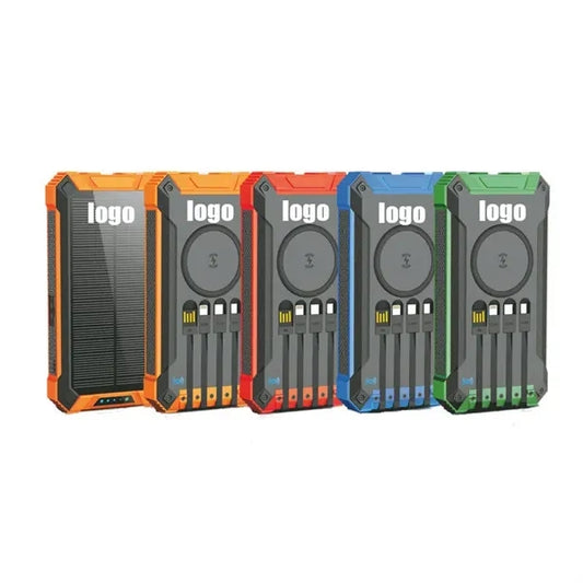 Solar Portable Wireless 20000mAh Fast Charging Power Bank