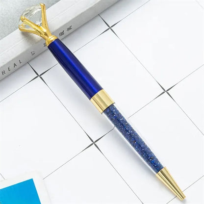Crown Crystal Metal Pens