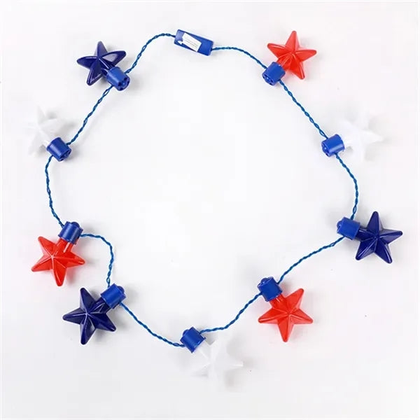 July 4th LED Star Necklace