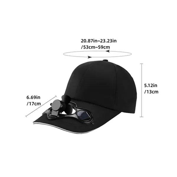 Solar Fan Cap