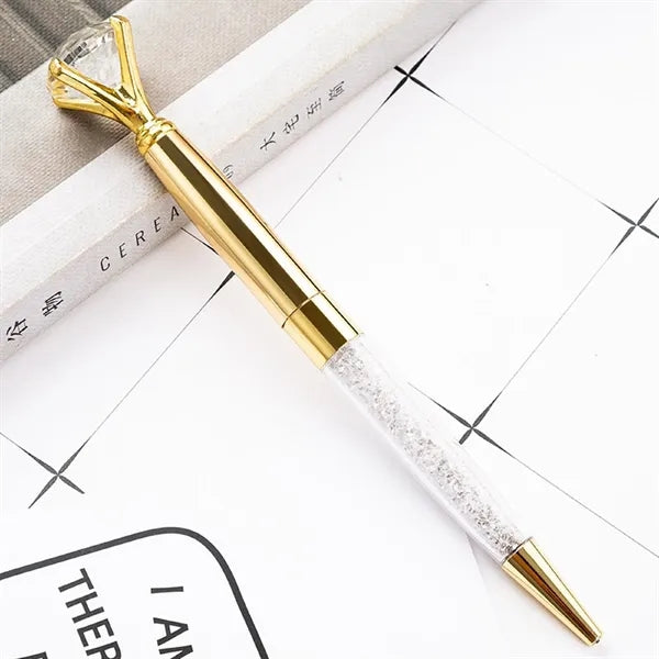 Crown Crystal Metal Pens
