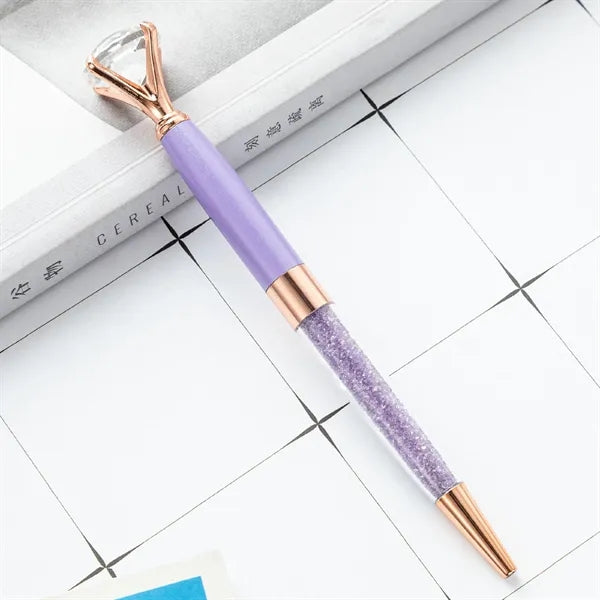 Crown Crystal Metal Pens