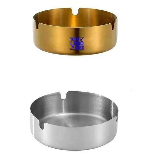 Round Stainless Steel Cigarette Ashtray