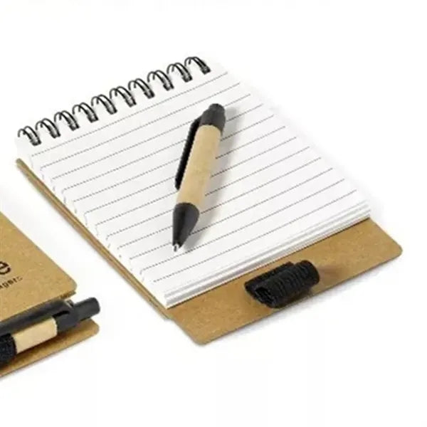 Eco Notebook Jotter with Matching Pen