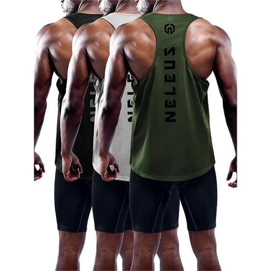 Men's Quick-Dry Back Muscle Tank Top