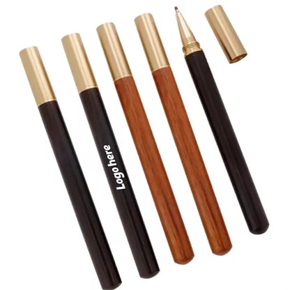 Wood Brass Ballpoint Pen
