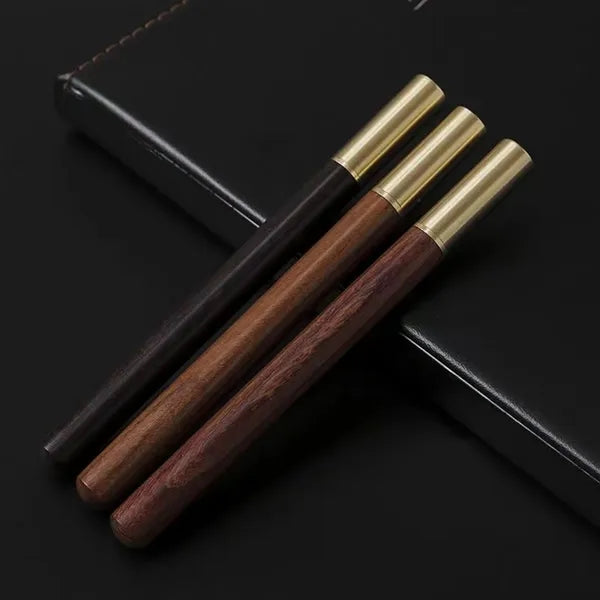 Wood Brass Ballpoint Pen