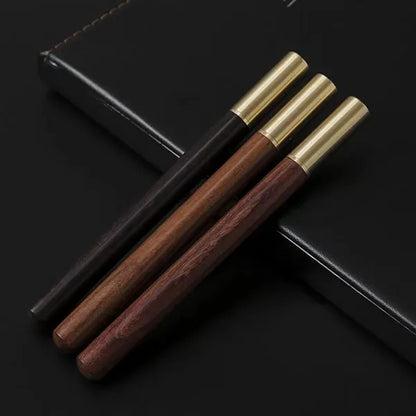 Wood Brass Ballpoint Pen