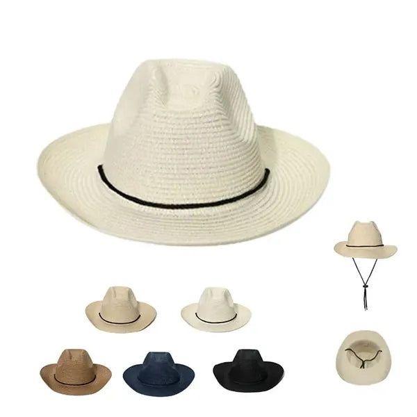 Summer Unisex Cowboy Straw Hat